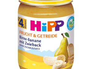 HIPP 4735-01 BIRNE BAN.ZWIEBACK 5M, 190G GL