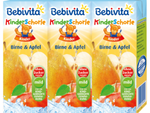 BEBIVITA 1601 SCHORLE APFEL&BIRNE 1J, 3X200ML