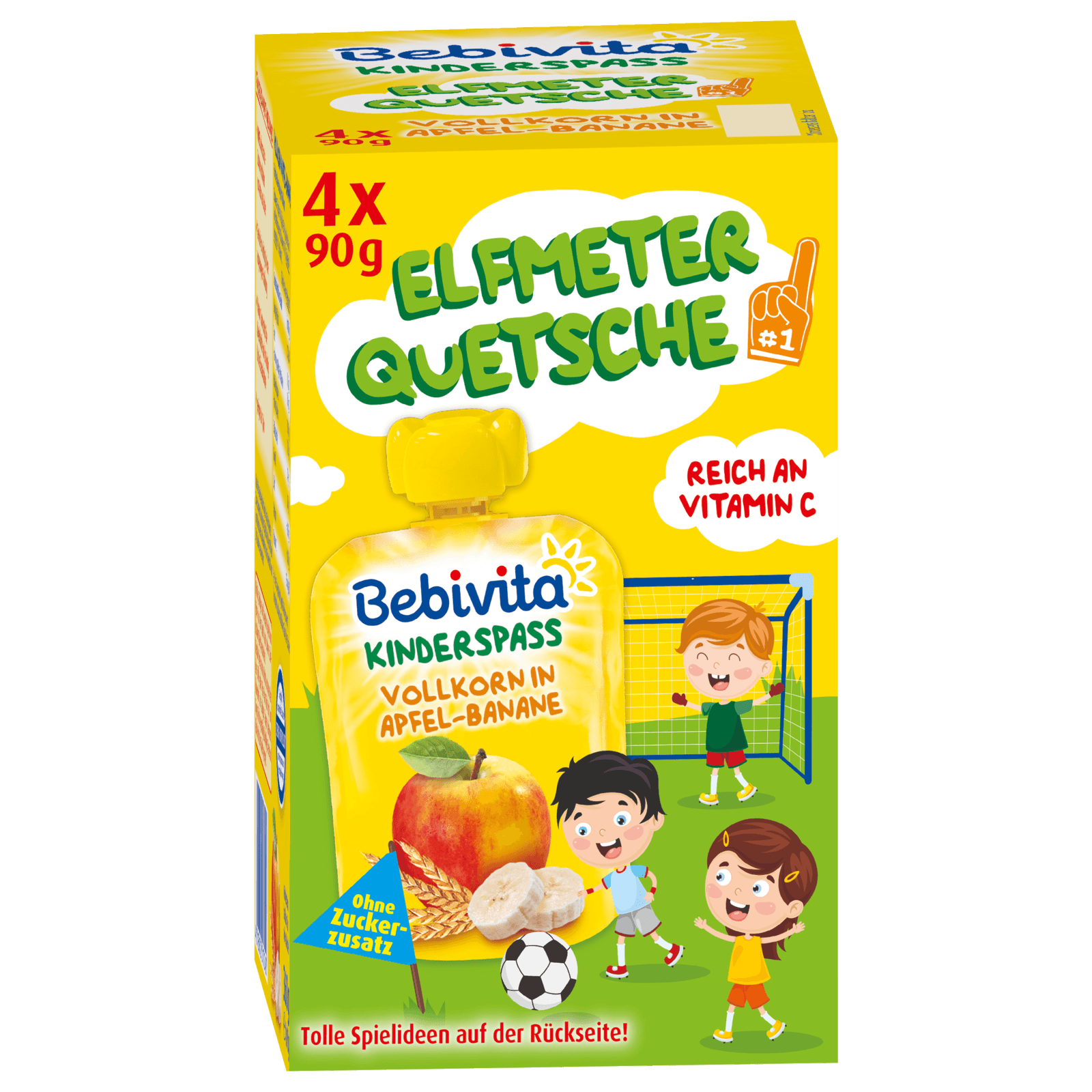BEBIVITA 1406 VK IN APFEL-BANANE 1J, 4X90G PK
