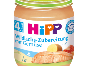HIPP 6025 WILDLACHS-ZUBEREIT 4M, 125G GL