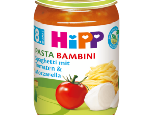HIPP 6400-01 SPAGH.TOM.MOZARELLA 8M, 220G GL