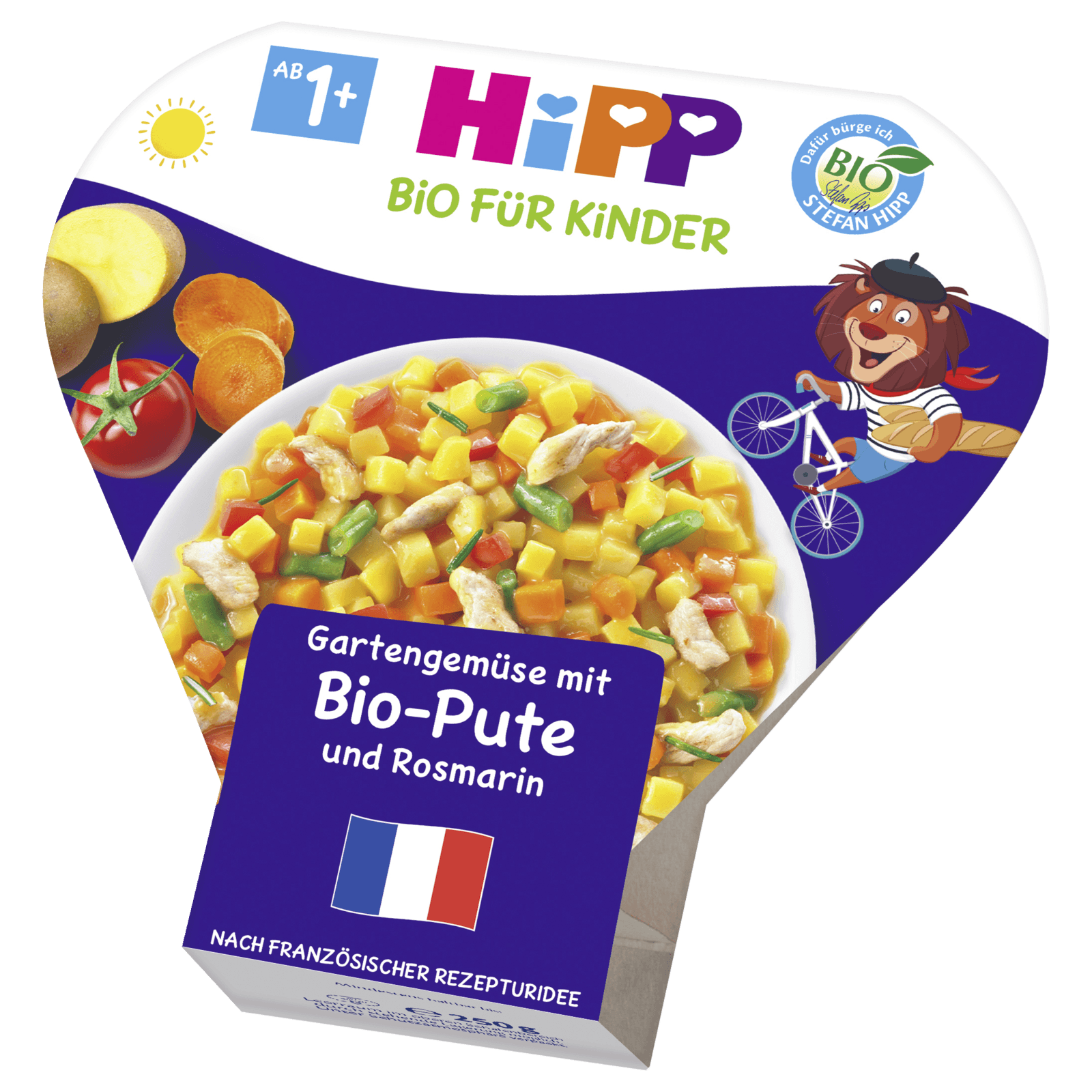 HIPP 7820 GARTENG PUTE ROSM 1 J, 250G SL