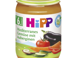 HIPP4175 MED.GEMUESE M.AUBERG6M, 190G GL