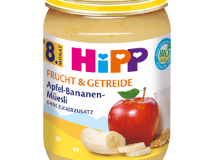 HIPP 4860-02 APFEL-BANANE-MUESLI 8M, 190G GL
