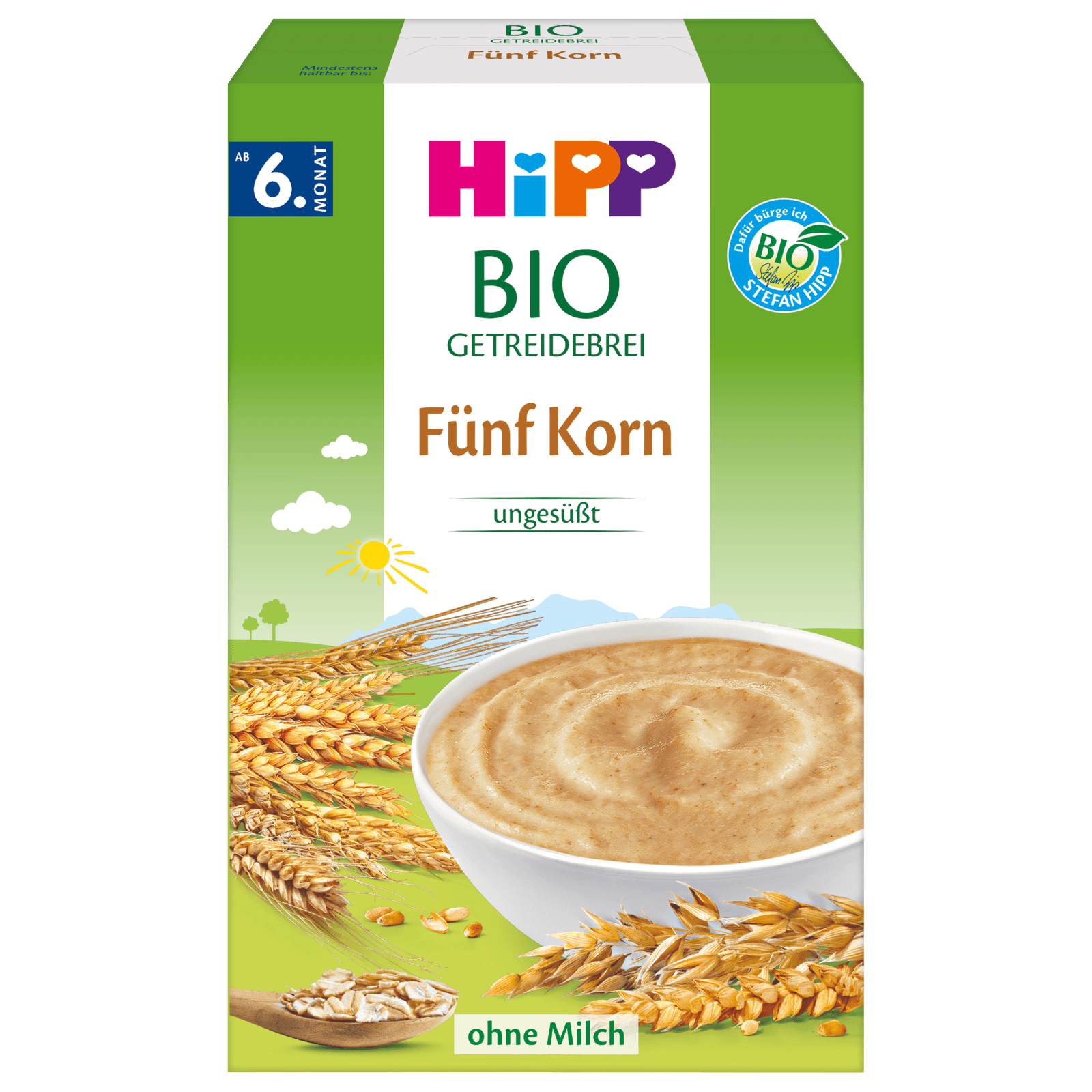 HIPP DA30405 GB FUENF KORN 6M, 200G PK