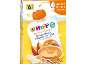 HIPP DA47001 PORRIDGE MANG-PFIR 6M, 4X90G PK