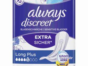 ALWAYS, DISCREET LONG PLUS