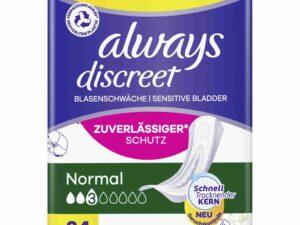 ALWAYS, DISCREET IN.NORMAL BP