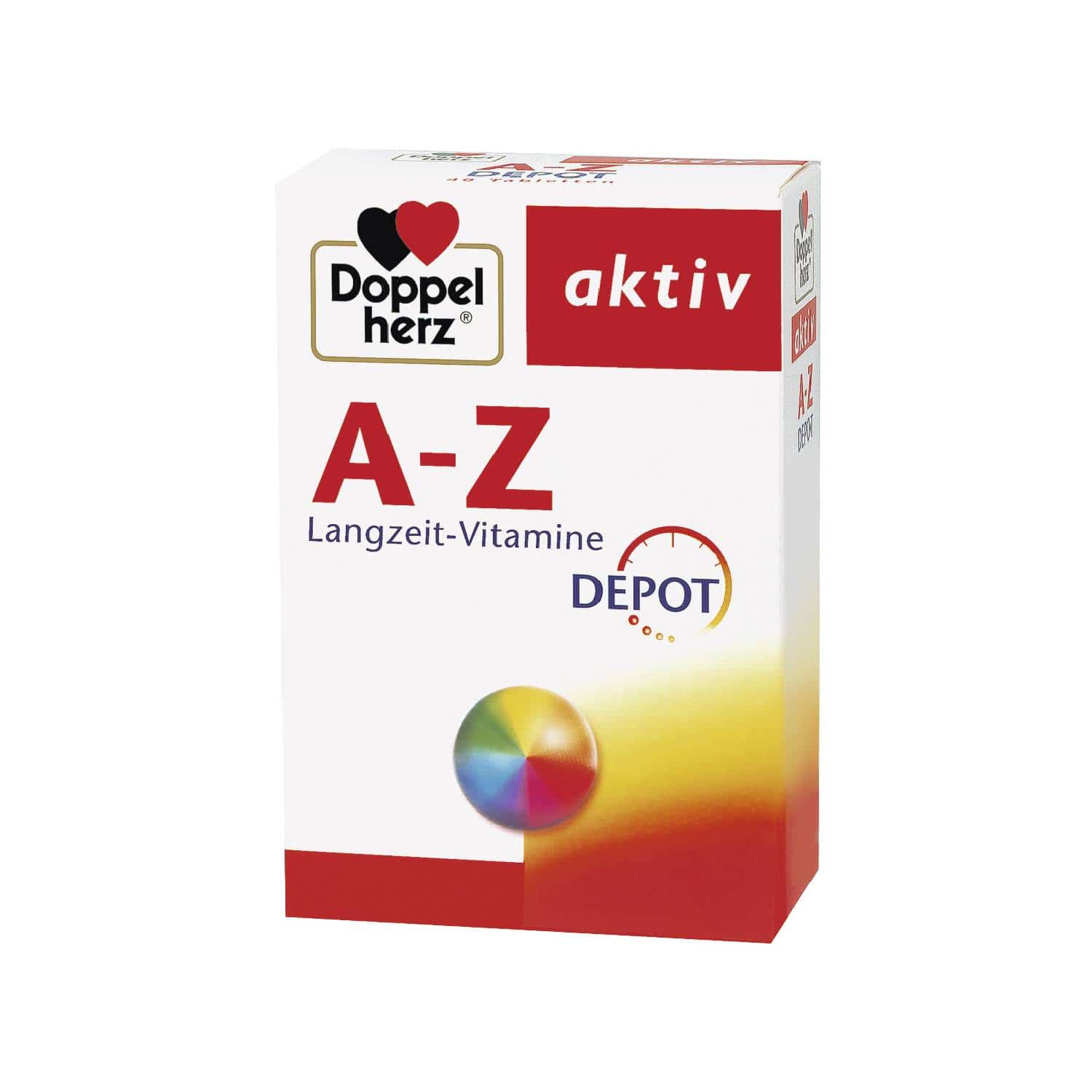 DOPPELHERZ A-Z DEPOT 40 TBL, 59,6G PK