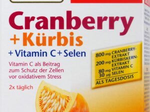 DOPPELHERZ Cranberry + Kuerbis 30 Kps 4009932001327