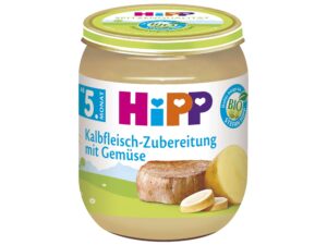 HIPP 6007 KALBFLEISCHZU GEM 4 M, 125G PK