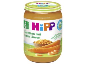 HIPP 4081 KAROTTEN M.ROT.LINS.6M, 190G GL