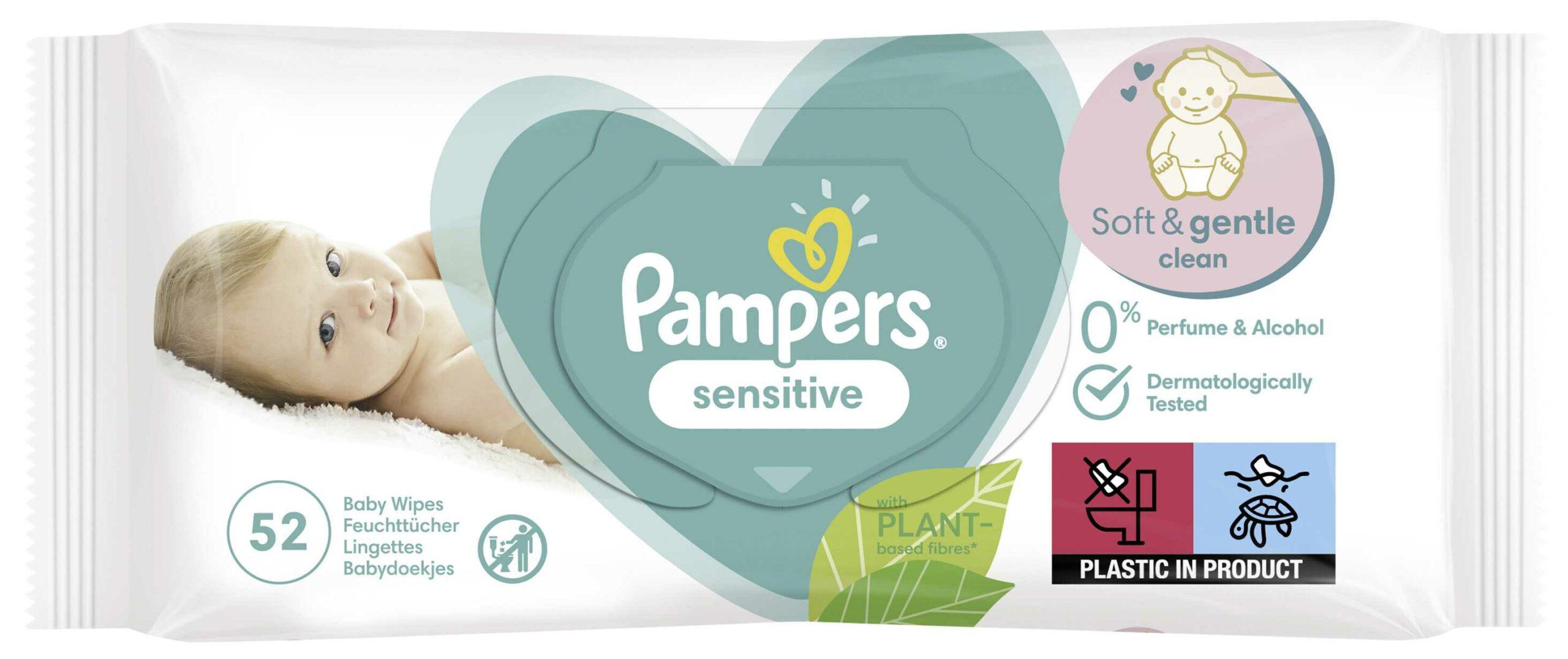 PAMPERS FEUCHTE TUECHER SENS, 52ST PK