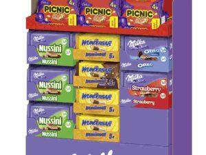 MILKA, RIEGEL MIX DISPLAY