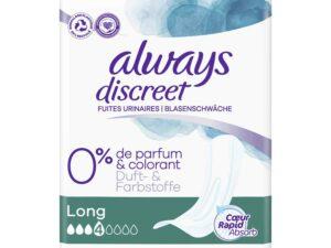 ALWAYS, DISCREET INKO. LONG 0%