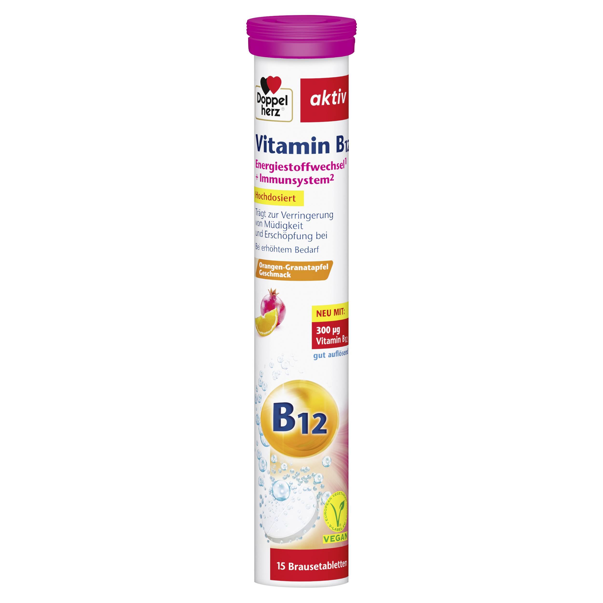 DOPPELHERZ VITAMIN B12 BT 15ST., 97,5G PK