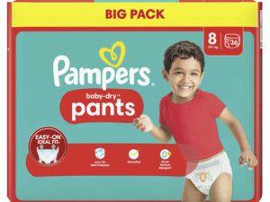 PAMPERS BD, BP PANTS GR.8 XL