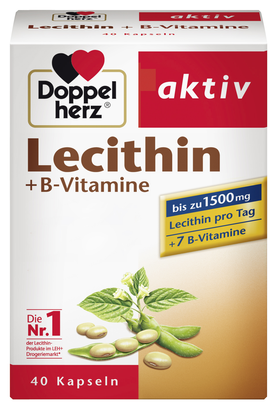 DOPPELHERZ LECITHIN+B-VIT.40 KPS, 41,6G PK