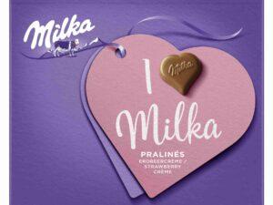 MILKA, MILKA PRALINE ERDBEERE
