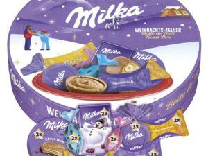 MILKA, WEIHNACHTS-TELLER