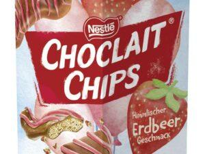 NESTLE, CHOCLAIT CHIPS ERDBEER