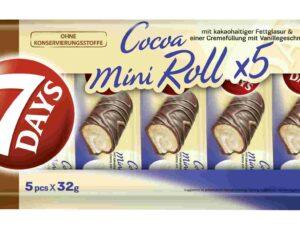 7DAYS, MINI ROLL VANILLECREME