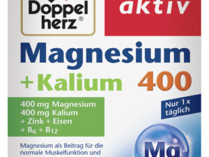DOPPELHERZ MAGNESIUM 400 + KALIUM, 30ST SC