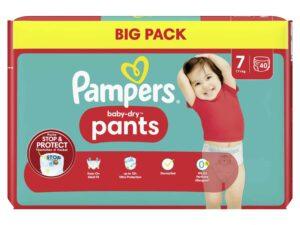 PAMPERS BD, BP PANTS GR.7 XL