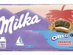 MILKA, OREO SANDWICH ERDBEER