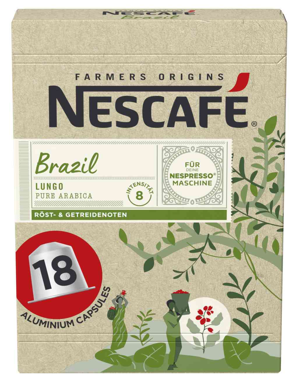 NESCAFE, FARMERS BRAZIL 18ER