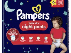 PAMPERS, NIGHT PANTS GR. 6
