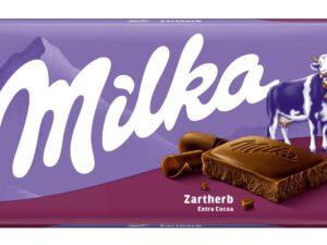 MILKA, ZARTHERB SCHOKOLADE