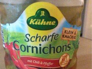 KUEHNE CORNICHONS CHILI U.PFE 330G GL 40804125