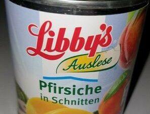 LIBBY'S PFIRSICHSCHN. GEZ. 220G DS 40056333