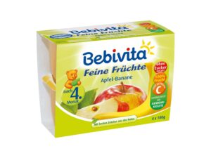 BEBIVITA 1423 FEIN FR APFEL-BANAN 4M, 4X100GP
