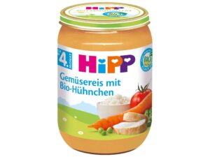 HIPP 6250 GEMUE.REIS BIO-HUHN 5M, 190G GL