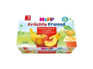 HIPP 4580 BAN./PFIRSICH./APF. 7M, 6X50G PK