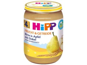 HIPP 4745-01 BIRNE/APFEL+DINKEL 5M, 190G GL