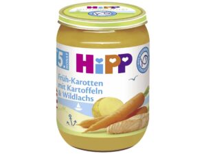 HIPP 6105 FR-KAROT/KART.LACHS 5M, 190G GL
