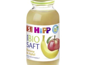 HIPP 8010 BANANE-APFELSAFT 4M, 200ML FL