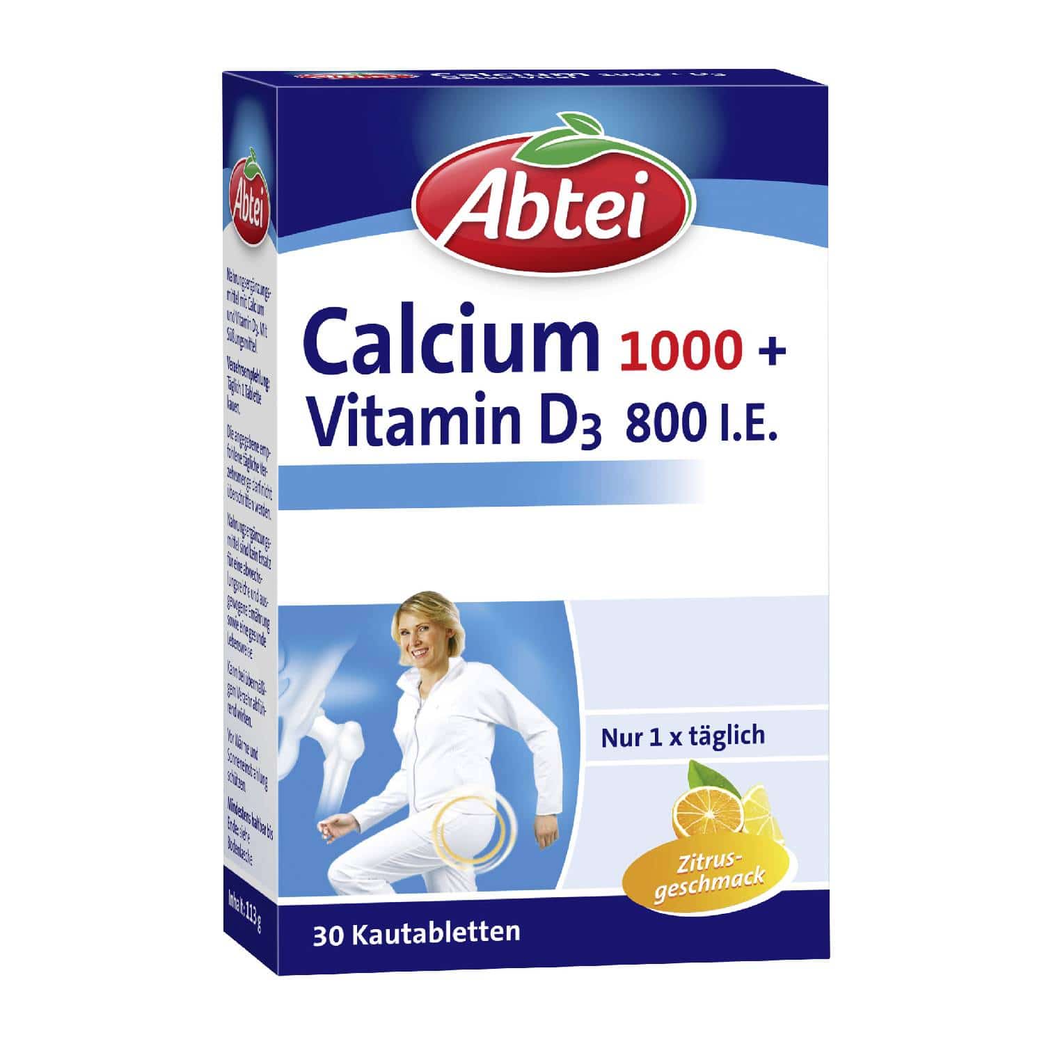 ABTEI CALCIUM 1000+D3 30ST, 113G PK