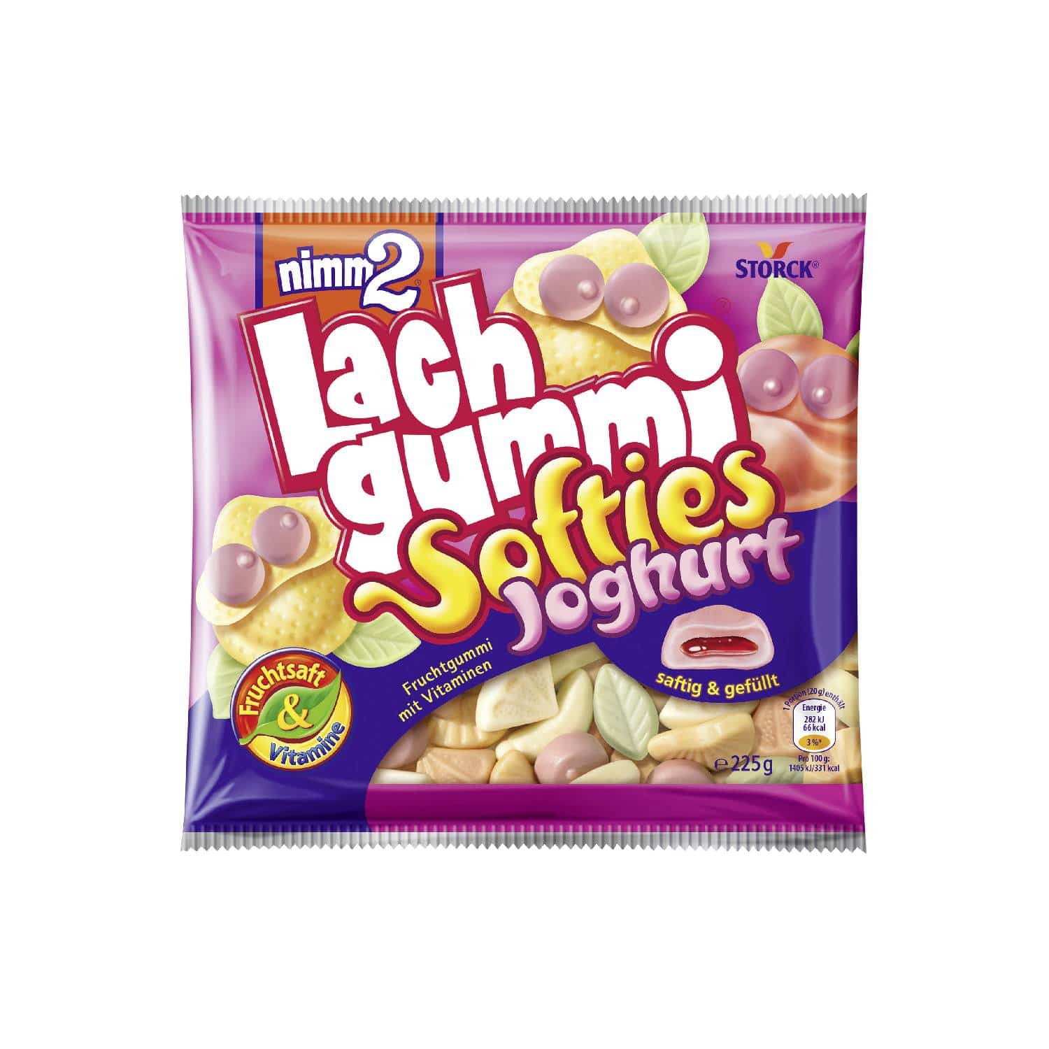 STORCK NIMM2 SOFTIES JOGHURT, 225G BT