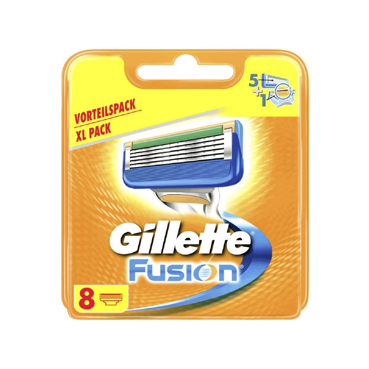 GILLETTE FUSION 5 KLINGEN, 8ST PK