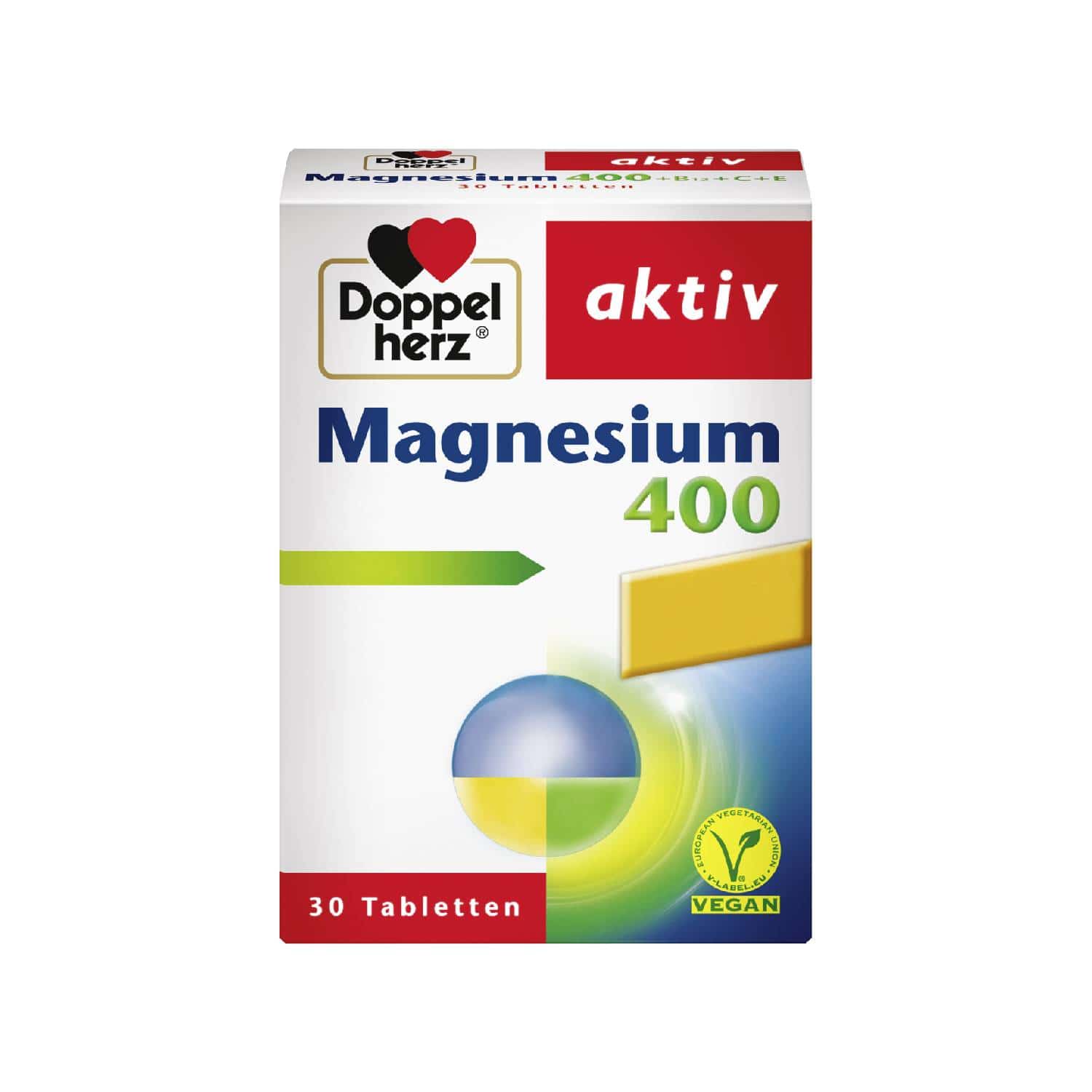 DOPPELHERZ MAG.400+B12 30 TBL, 45,9G PK