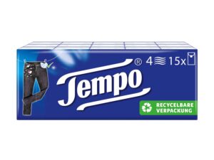 TEMPO TASCHENTUECHER, 15X10 ST