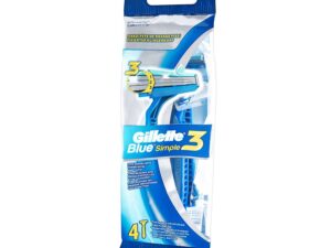 GILLETTE BLUE SIMPLE3 4ER, 4ST BT