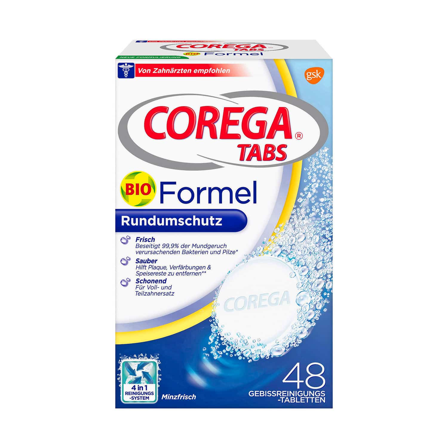 COREGA REINIGER BIO 48ER, 48ST PK
