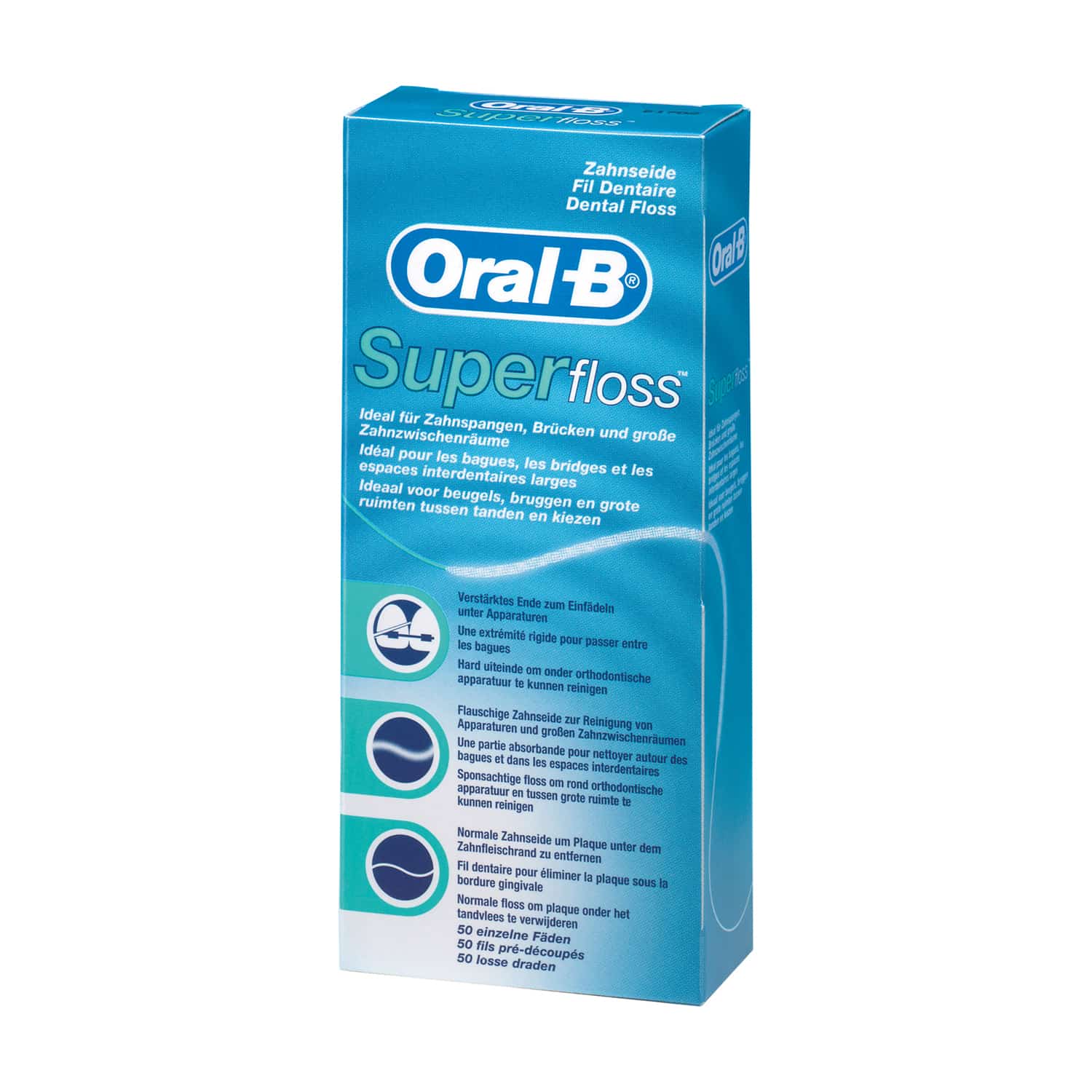 ORAL-B SUPERFLOSS, 50ER PK