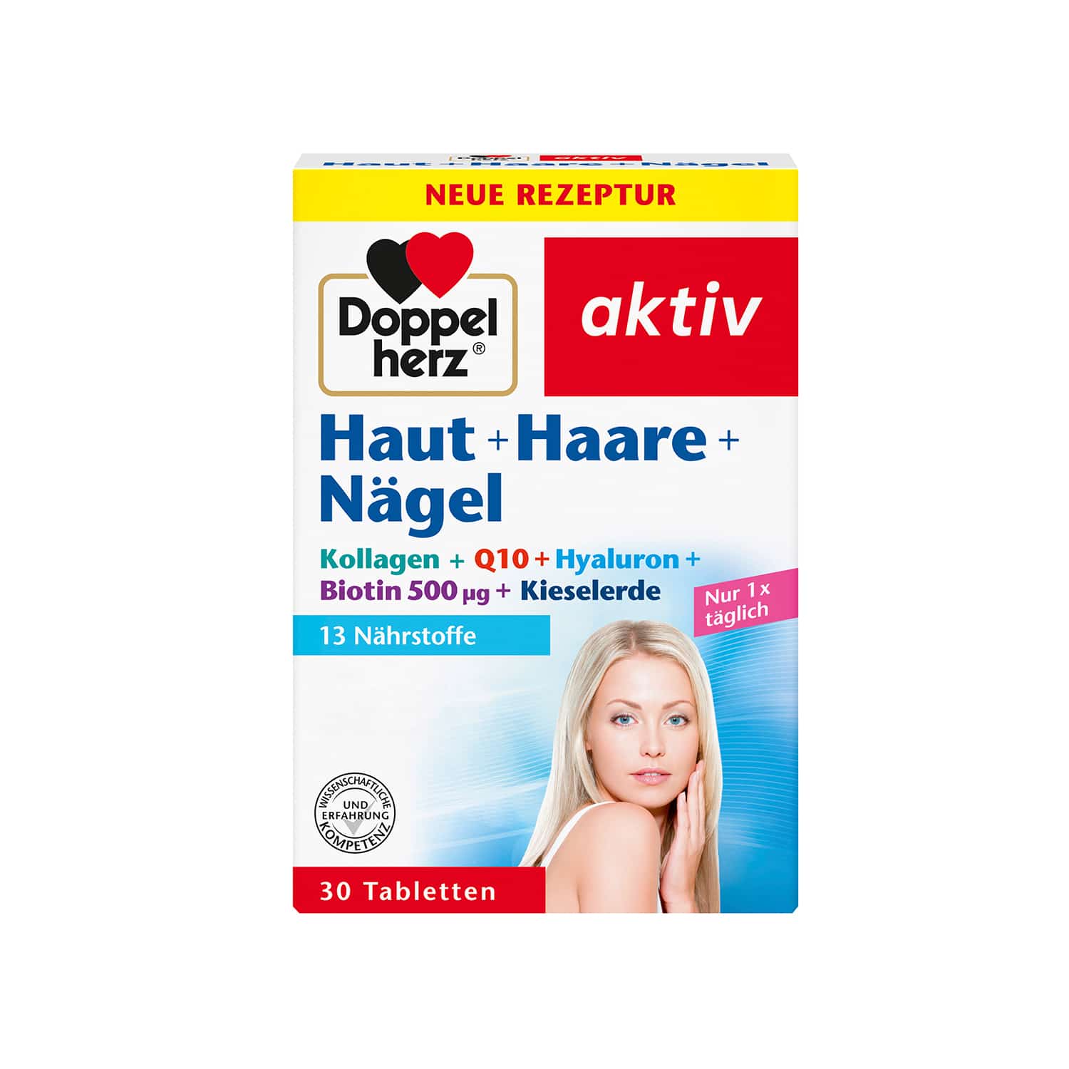 DOPPELHERZ HAUT+HAARE+NAEGEL 30ST, 19,9G PK