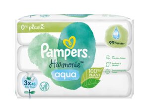 PAMPERS FEUCHTTUECHER AQUA, 3X48ST P